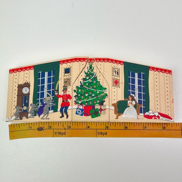 Vintage 1997 The Cat's Meow Nutcracker 3 Piece Wood Christmas Shelf Sitters - Picture 10 of 13